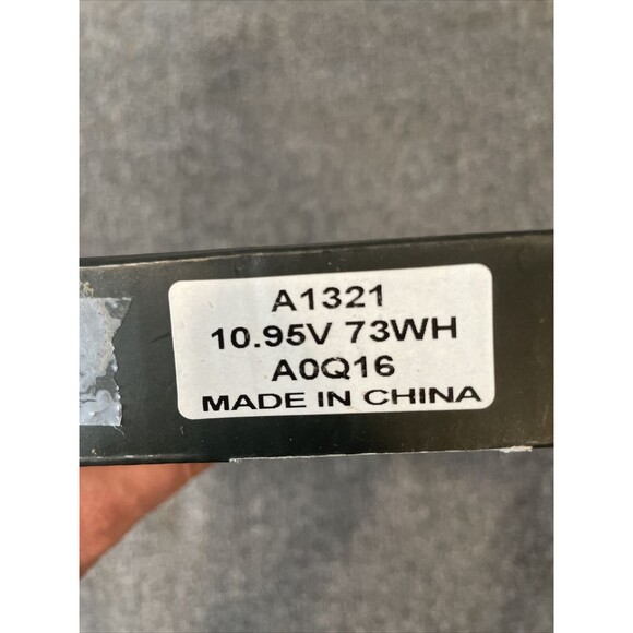 A1321 Battery Replacement For Apple MacBook Pro 15” - SIKER BRAND - Picture 3 of 3